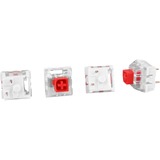 Sharkoon Kailh Box Red Switch-Set, Interruptor de botón rojo/Transparente