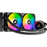 Sharkoon S80 RGB AIO 240mm, Refrigeración por agua negro