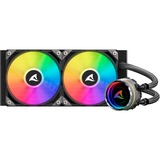 Sharkoon S80 RGB AIO 240mm, Refrigeración por agua negro