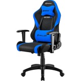 Sharkoon Skiller SGS2 Jr. Silla para videojuegos universal Asiento acolchado Negro, Azul, Asientos de juego negro/Azul, Silla para videojuegos universal, 65 kg, Asiento acolchado, Respaldo acolchado, Universal, 160 cm