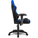 Sharkoon Skiller SGS2 Jr. Silla para videojuegos universal Asiento acolchado Negro, Azul, Asientos de juego negro/Azul, Silla para videojuegos universal, 65 kg, Asiento acolchado, Respaldo acolchado, Universal, 160 cm