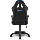 Sharkoon Skiller SGS2 Jr. Silla para videojuegos universal Asiento acolchado Negro, Azul, Asientos de juego negro/Azul, Silla para videojuegos universal, 65 kg, Asiento acolchado, Respaldo acolchado, Universal, 160 cm
