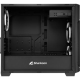 Sharkoon V1000 RGB Micro Torre Negro, Cajas de torre negro, Micro Torre, PC, Negro, micro ATX, Mini-ITX, Juego, Multi