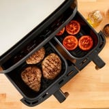 Tefal Dual Easy Fry & Grill EY905B Doble 8,3 L Independiente 2700 W Freidora de aire caliente Gris negro, Freidora de aire caliente, 8,3 L, Doble, Gris, Tocar, Independiente