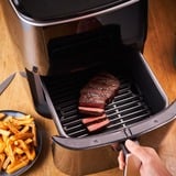 Tefal Easy Fry Grill & Steam FW201815 freidora Sencillo Independiente 1700 W Freidora de aire caliente Negro negro, Freidora de aire caliente, 1,6 kg, 80 °C, 200 °C, 60 min, China