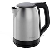 Tefal Subito, Hervidor de agua acero fino/Negro, 1 L, 2400 W, Negro, Acero inoxidable, Acero inoxidable, Indicador de nivel de agua, Sin cables