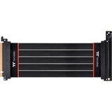 Thermaltake AC-060-CO1OTN-C2 tarjeta y adaptador de interfaz Interno PCIe, Cable alargador negro, PCIe, PCIe, Masculino, PCIe 4.0, Negro, PC