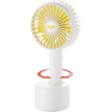 Unold Breezy Swing, Ventilador blanco/Amarillo