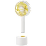 Unold Breezy Swing, Ventilador blanco/Amarillo