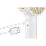 Unold Breezy Swing, Ventilador blanco/Amarillo