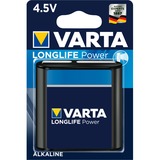VARTA -4912/1 Pilas domésticas, Batería Batería de un solo uso, Alcalino, 4,5 V, 1 pieza(s), Negro, 67 mm