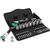 Wera 8100 SB 9 Zyklop Speed, Kit de herramientas negro/Verde