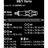 Wera Werkzeug-Etui Vario-Satz 11-teilig Destornillador múltiple Destornillador estándar, Conjuntos de bits negro/Verde, De plástico, Metal, Negro / Azul, Negro