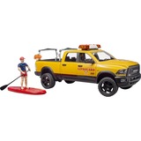 bruder 02506, Automóvil de construcción amarillo/Negro