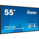 iiyama LH5575UHS-B1AG, Pantalla de gran formato negro (mate)