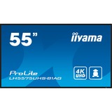 iiyama LH5575UHS-B1AG, Pantalla de gran formato negro (mate)