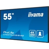 iiyama LH5575UHS-B1AG, Pantalla de gran formato negro (mate)