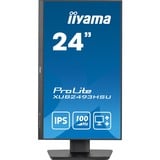 iiyama XUB2493HSU-B7 pantalla para PC 60,5 cm (23.8") 1920 x 1080 Pixeles Full HD LED Negro, Monitor LED negro (mate), 60,5 cm (23.8"), 1920 x 1080 Pixeles, Full HD, LED, 1 ms, Negro