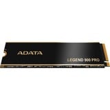 ADATA LEGEND 900 PRO 2 TB M.2 PCI Express 4.0 NVMe 3D NAND, Unidad de estado sólido negro/Dorado, 2 TB, M.2, 7400 MB/s
