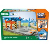 BRIO Smart Tech Sound Train Service Station, Juego de construcción Smart Tech Sound Train Service Station, 0,3 año(s)