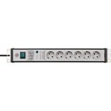 Brennenstuhl Premium-Line 1156057696, Regleta negro/Gris claro