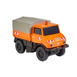 Carson MB Unimog U406 modelo controlado por radio Camión de bomberos Motor eléctrico 1:87, Radiocontrol naranja/Gris, Camión de bomberos, 1:87, 8 año(s)