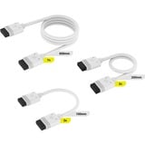 Corsair Kit de cable iCUE LINK, 600 / 200 / 100mm, recto blanco