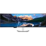 Dell UltraSharp U4924DW pantalla para PC 124,5 cm (49") 5120 x 1440 Pixeles 5K Ultra HD LCD Negro, Plata, Monitor LED plateado/Negro, 124,5 cm (49"), 5120 x 1440 Pixeles, 5K Ultra HD, LCD, 14 ms, Negro, Plata