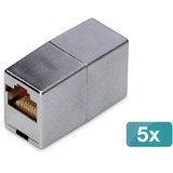 Digitus Acoplador modular Cat.5e, 5 piezas, Embrague 