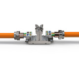 Digitus Acoplador profesional Cat.6a para aplicaciones de campo, 500 MHz, 10GBase-T, Embrague 