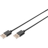 Digitus Cable de conexión USB 2.0 USB-A (conector) > USB-A (conector) negro