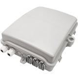 Digitus Caja de distribución FTTH para exterior - 24 acopladores LC/Dúplex o 24 SC/Simplex, Caja de fíbra óptica 