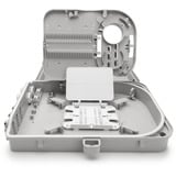 Digitus Caja de distribución FTTH para exterior - 24 acopladores LC/Dúplex o 24 SC/Simplex, Caja de fíbra óptica 