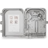 Digitus Caja de distribución FTTH para exterior - 24 acopladores LC/Dúplex o 24 SC/Simplex, Caja de fíbra óptica 
