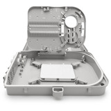 Digitus Caja de distribución FTTH para exterior - 24 acopladores LC/Dúplex o 24 SC/Simplex, Caja de fíbra óptica 