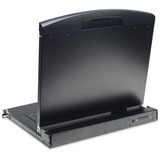 Digitus Consola KVM LCD HD modular con TFT de 17" y 1 puerto VGA, Switch KVM negro