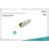 Digitus Módulo SFP Mini GBIC de cobre, Transceptor 