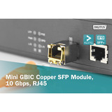 Digitus Módulo SFP Mini GBIC de cobre, Transceptor 