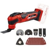 EINHELL VARRITO Negro, Rojo 20000 OPM, Herramienta multifunción rojo/Negro, Desbastado, Lijado, Negro, Rojo, 20000 OPM, 11000 OPM, 3,2°, Batería