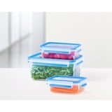 Emsa 508541 recipiente de almacenar comida Rectangular Caja Transparente 8 pieza(s) transparente/Azul, Caja, Rectangular, Transparente, Alemania, 115 mm, 165 mm