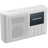 Grundig Music 6500 Portátil Analógico y digital Blanco, Radio blanco, Portátil, Analógico y digital, DAB+, FM, 2,5 W, LCD, 6,1 cm (2.4")