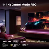 Hisense 43E77Q PRO, TV QLED negro