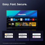 Hisense 43E77Q PRO, TV QLED negro