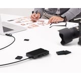 ICY BOX IB-CR504-C31 lector de tarjeta USB 3.2 Gen 2 (3.1 Gen 2) Type-C Negro, Lector de tarjetas negro, CFexpress, SD, Negro, 10000 Mbit/s, Aluminio, Plástico, USB 3.2 Gen 2 (3.1 Gen 2) Type-C, 60 mm