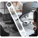 ICY BOX IB-NH300-R Soporte para ordenador portátil Plata 43,2 cm (17") plateado, Soporte para ordenador portátil, Plata, Aluminio, 43,2 cm (17"), 3,5 kg, 360°