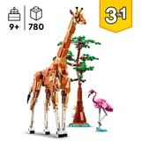 LEGO Creator Safari de Animales Salvajes, Juegos de construcción Juego de construcción, 9 año(s), Plástico, 780 pieza(s), 1 kg