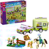 LEGO Friends caballo y potro con remolque para caballos, Juegos de construcción 