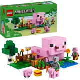 LEGO Minecraft La Casa-Cerdo Bebé, Juegos de construcción Juego de construcción, 7 año(s), Plástico, 238 pieza(s), 405 g