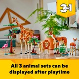 LEGO Safari de Animales Salvajes, Juegos de construcción Juego de construcción, 9 año(s), Plástico, 780 pieza(s), 1 kg