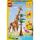 LEGO Safari de Animales Salvajes, Juegos de construcción Juego de construcción, 9 año(s), Plástico, 780 pieza(s), 1 kg